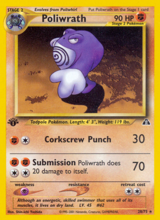 Poliwrath 28/75 Neo Neo Discovery