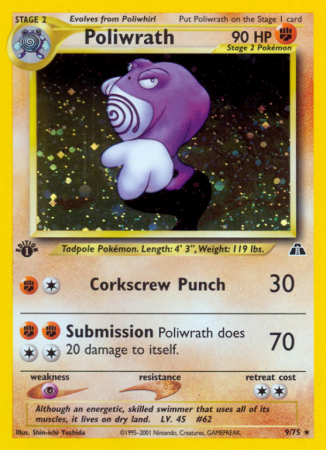 Poliwrath 9/75 Neo Neo Discovery