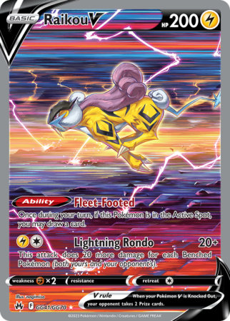 Raikou-V 2022 Pokémon TCG (48/172)