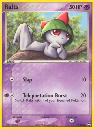 Ralts 59/108 EX Power Keepers