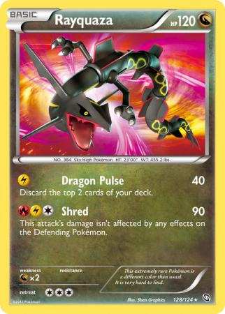 Rayquaza 128/124 Black & White Dragons Exalted