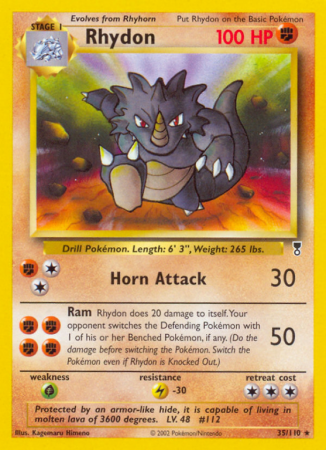 Rhydon 35/110 Other Legendary Collection