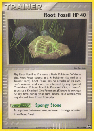 Root Fossil 86/108