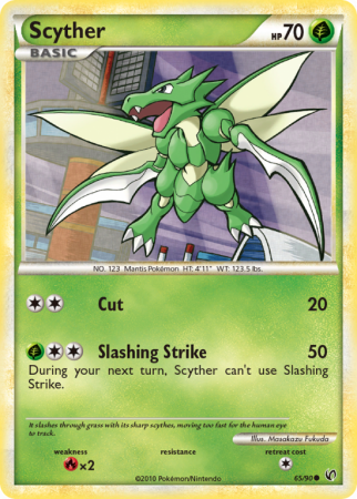 Scyther 65/90 Heartgold & Soulsilver HS—Undaunted