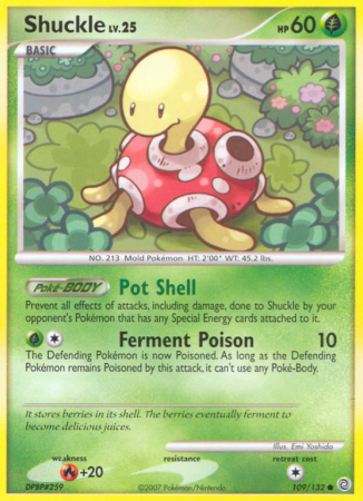 Shuckle 109/132 Diamond & Pearl Secret Wonders