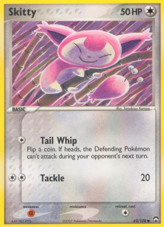Skitty 62/108 EX Power Keepers