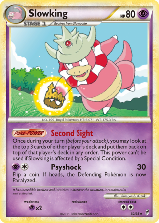 Slowking 32/106 Heartgold & Soulsilver Call of Legends