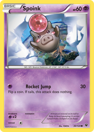 Spoink 30/124 XY Fates Collide