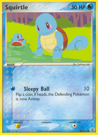 Squirtle 82/112 EX FireRed & LeafGreen