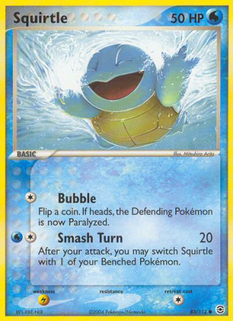 Squirtle 83/112 EX FireRed & LeafGreen