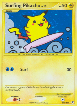 Surfing Pikachu 114/111