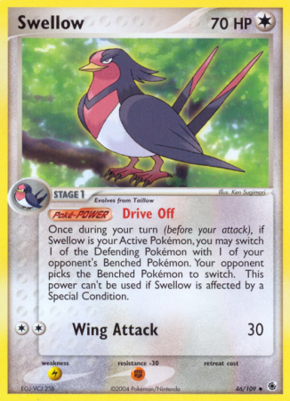 Swellow 46/109 EX Ruby & Sapphire