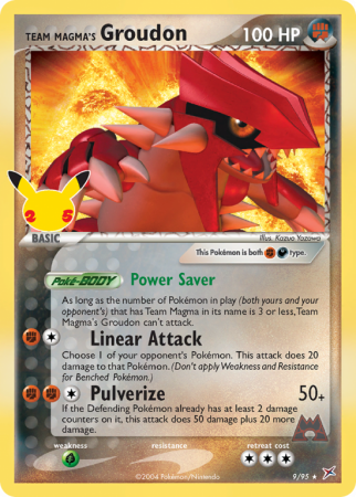 Team Magma’s Groudon 9/25 Sword & Shield Celebrations: Classic Collection