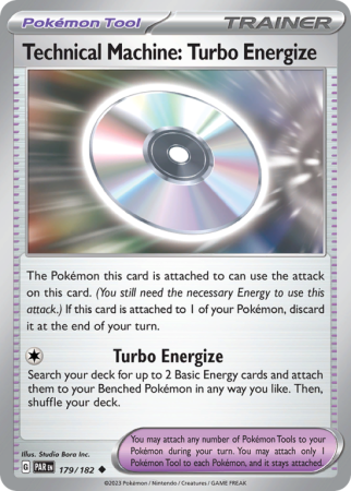 Technical Machine: Turbo Energize 179/182 Scarlet & Violet Paradox Rift