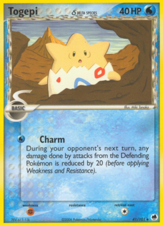 Togepi δ 41/101 EX Dragon Frontiers
