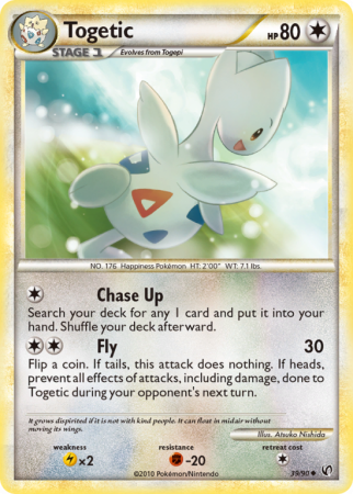 Togetic 39/90 Heartgold & Soulsilver HS—Undaunted