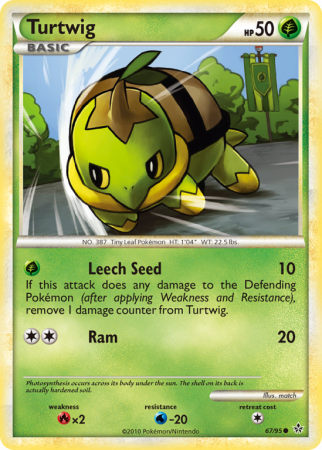 Turtwig 67/95 Heartgold & Soulsilver HS—Unleashed