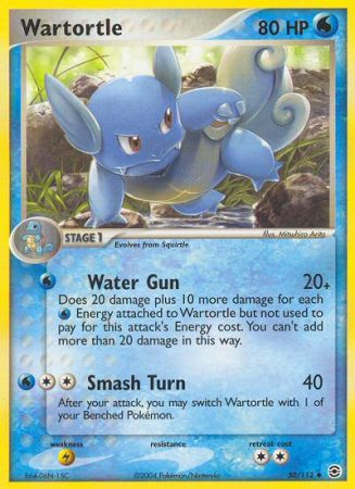 Wartortle 50/112 EX FireRed & LeafGreen