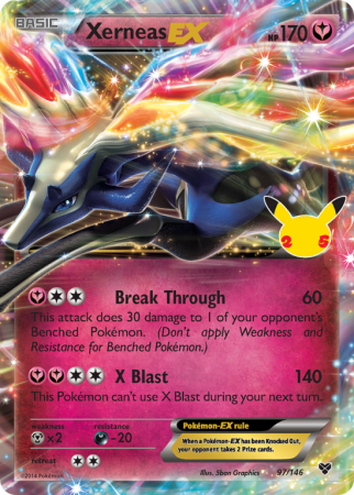 Xerneas-EX 97/25 Sword & Shield Celebrations: Classic Collection
